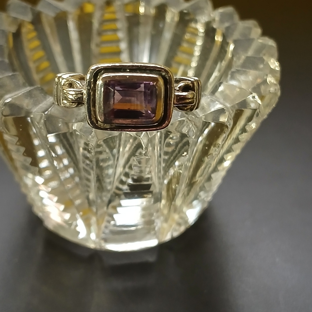 ✨️Silpada Amethyst 925 Misty Morning  Ring✨️ R-1158  Size 5 - Picture 2 of 10